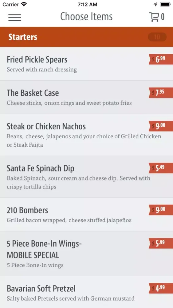 The 210 Pizza & Burger Bistro Screenshots