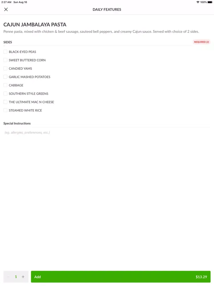 The Greasy Spoon iPad  স্ক্রিনশট
