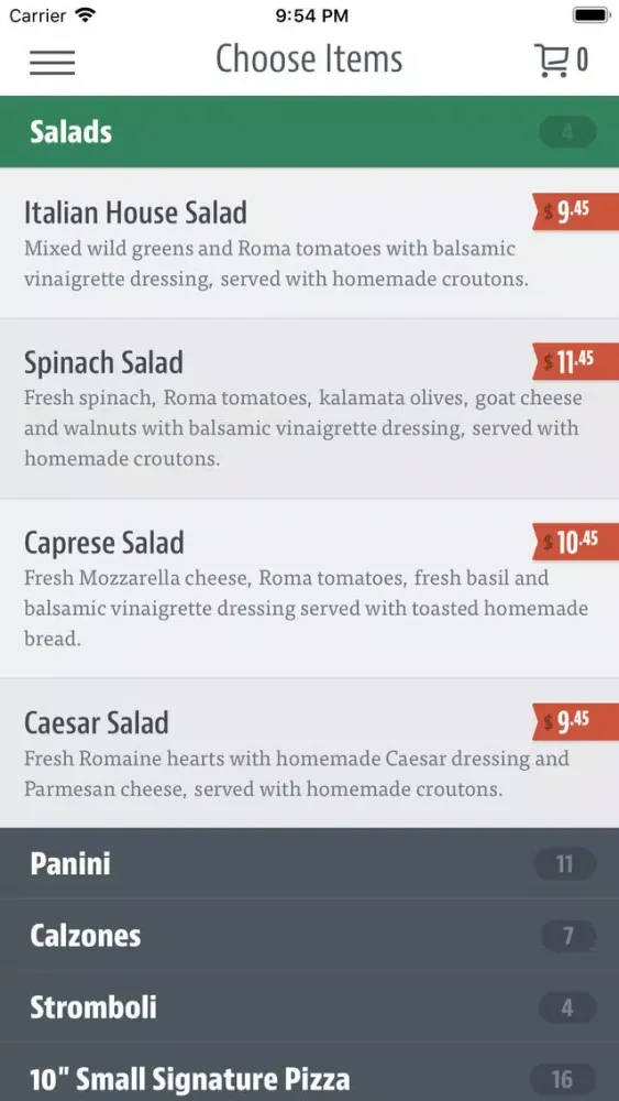 Capturas de pantalla de The Italians Kitchen