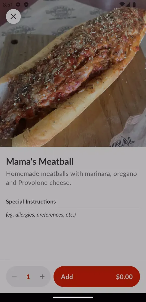 The Original Steak and Hoagies應用截圖