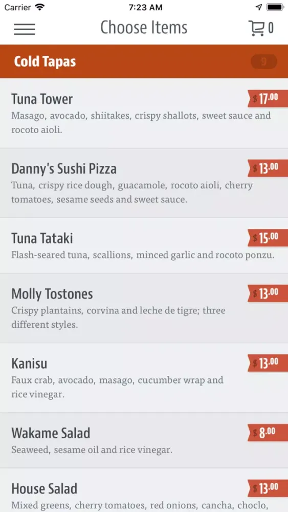 Tangkapan skrin 26 Sushi & Tapas