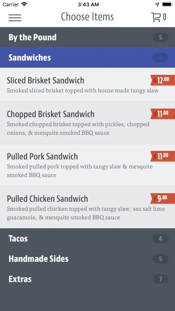 Valentina's Tex Mex BBQ應用截圖
