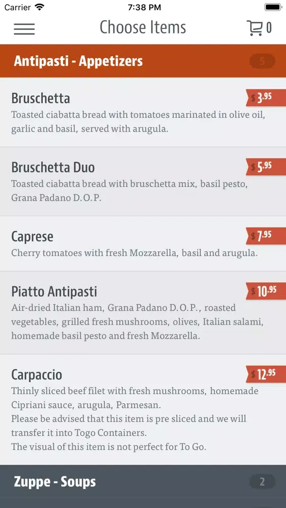 Скриншоты Vapiano Restaurant