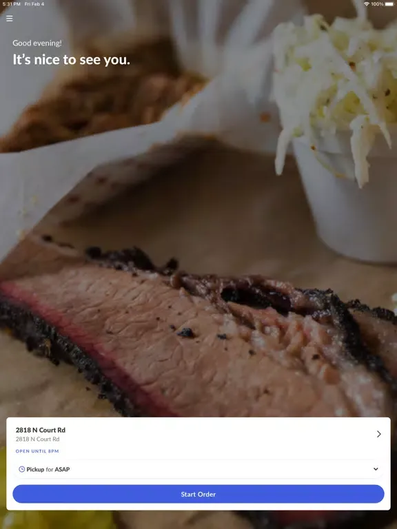Warehouse Barbecue Co. iPad 应用截图