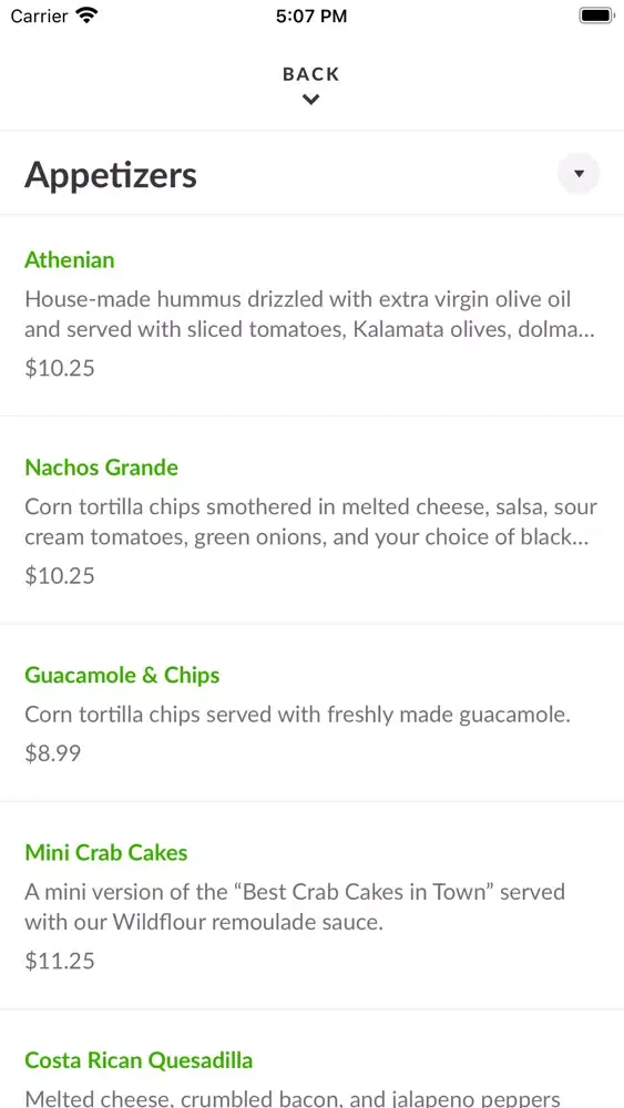 Capturas de tela do Wildflour Cafe At Towers