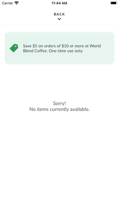 Captures d'écran de World Blend Coffee