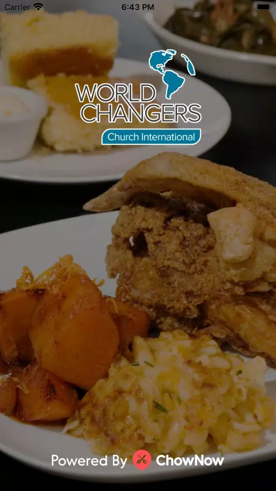 Ảnh chụp màn hình của World Changers Dining Services