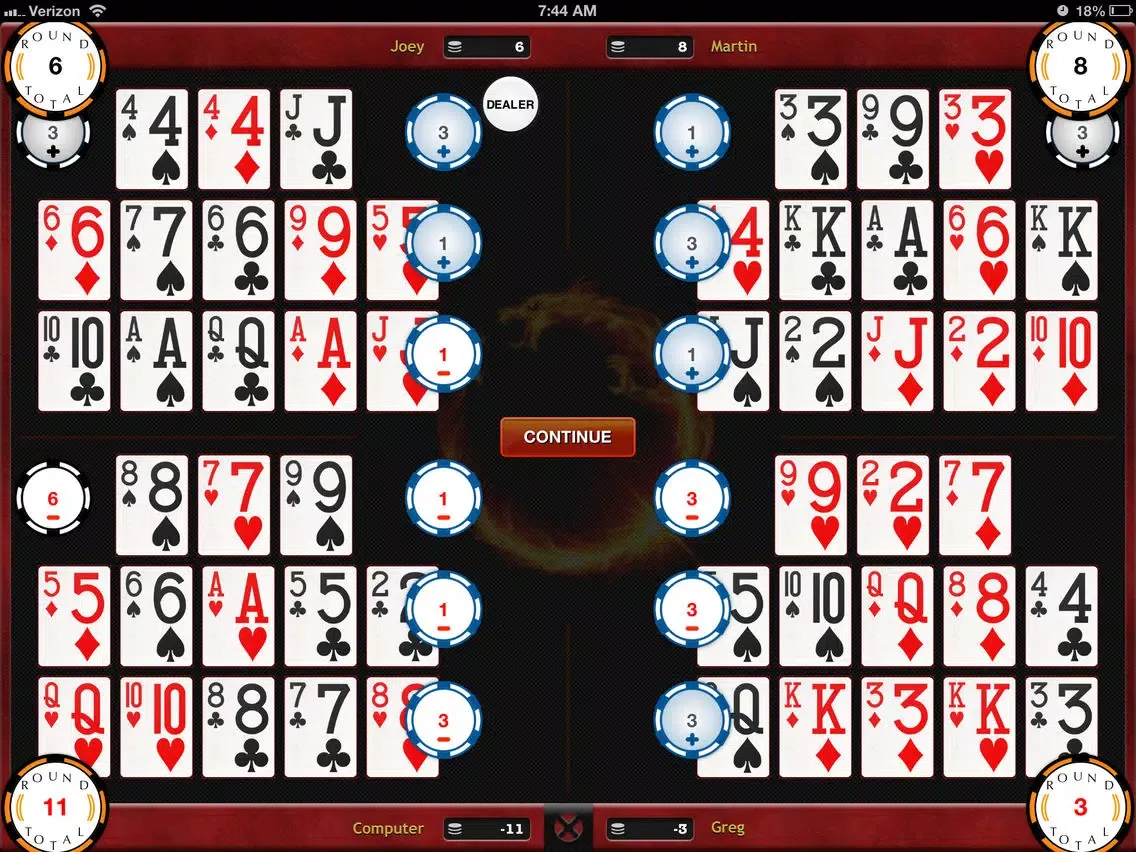 تصاویر Chinese Open Face Poker iPad 