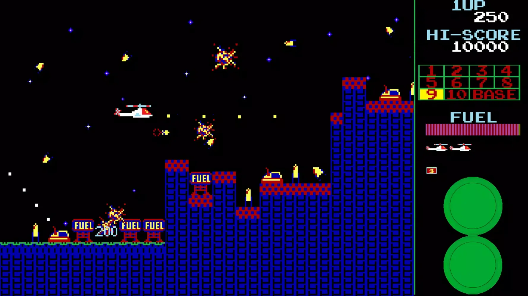 Retro Super Cobra Arcade Game Screenshots