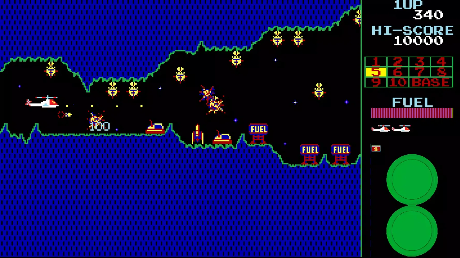 Retro Super Cobra Arcade Game Screenshots