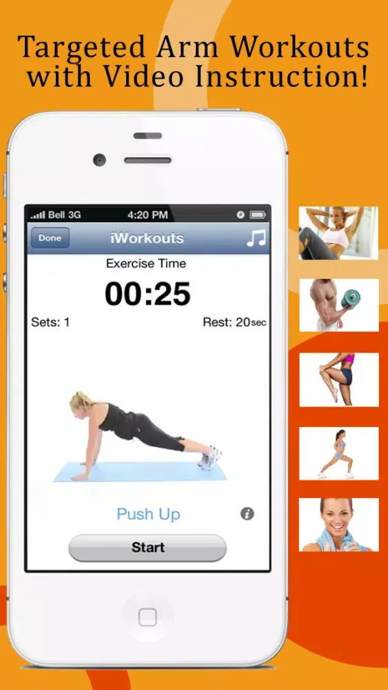 Home Arm Workouts: Easy biceps, triceps, chest & shoulder exercises to get to 100 pushups Screenshots