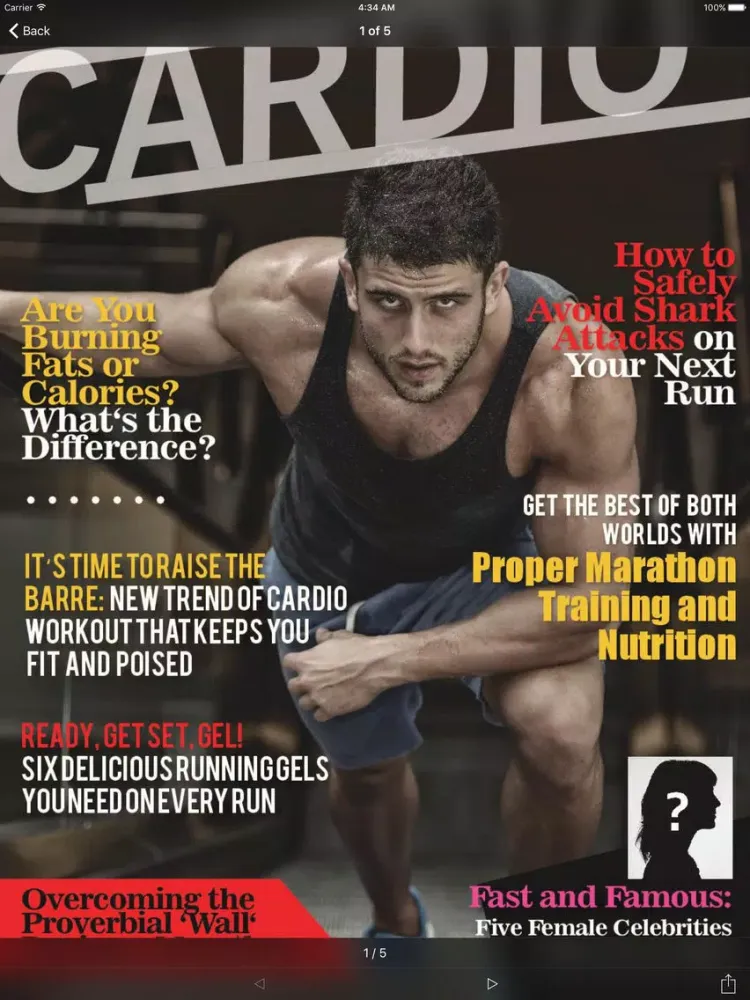 Cardio Magazine iPad 应用截图