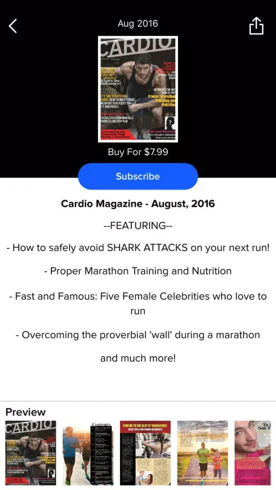 Cardio Magazine应用截图