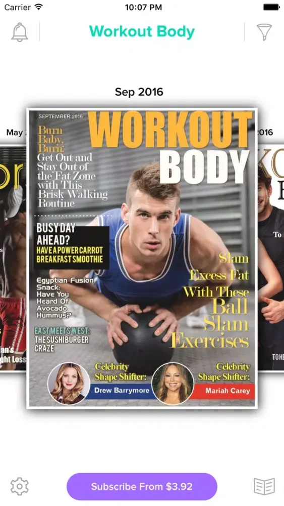 Скриншоты Workout Body Magazine