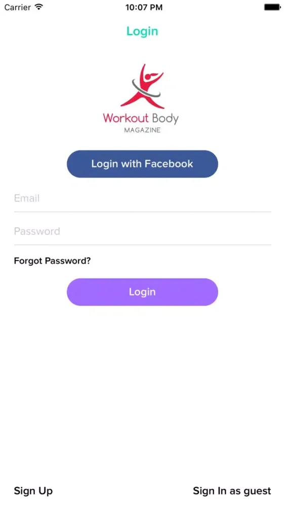 Скриншоты Workout Body Magazine