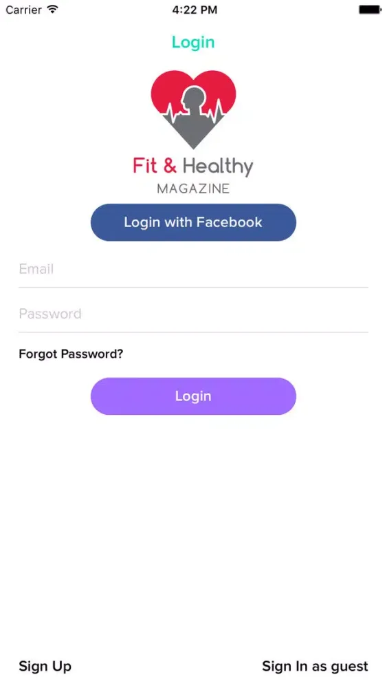 Capturas de tela do Fit & Healthy Magazine