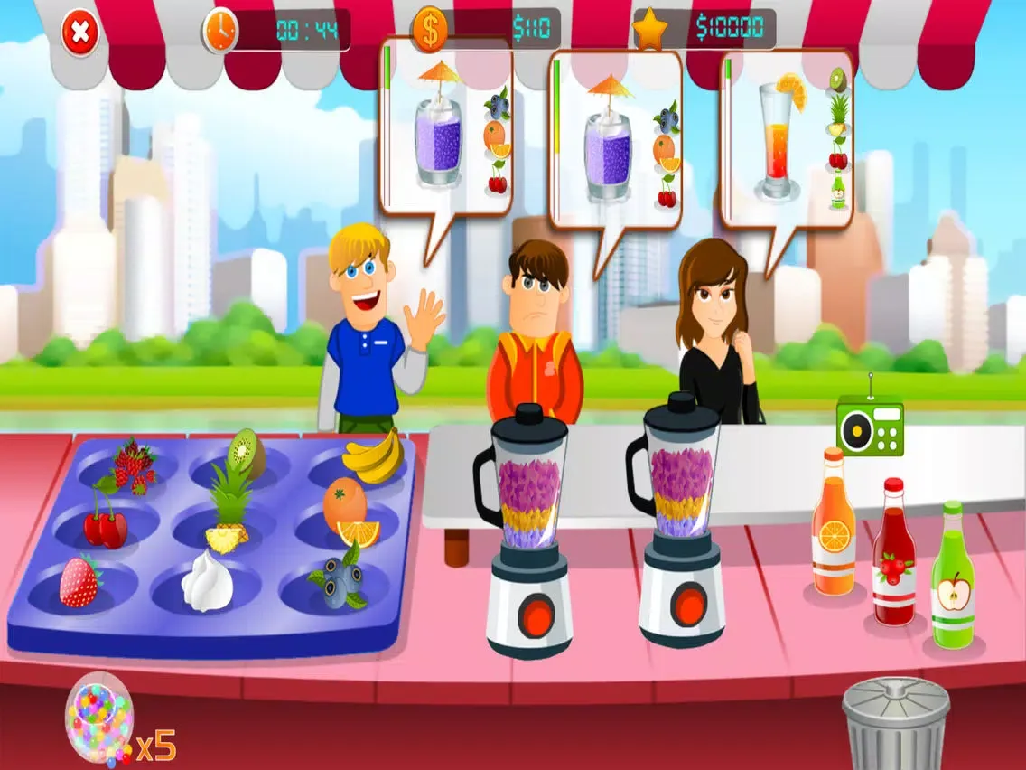 ภาพหน้าจอของ Fruit Juice Maker iPad 