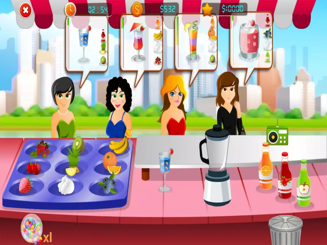 ภาพหน้าจอของ Fruit Juice Maker iPad 