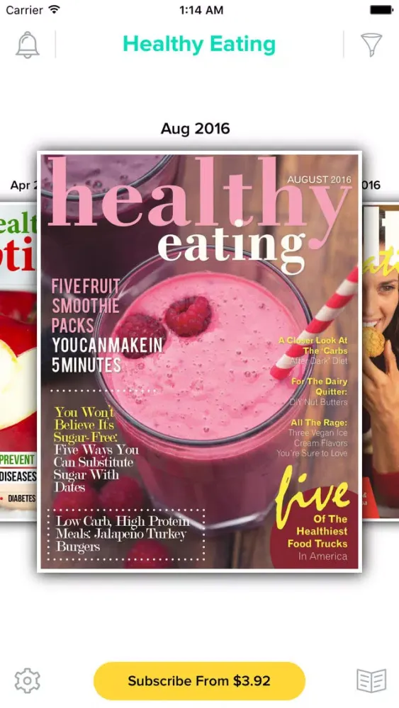 Healthy Eating Magazine Screenshots