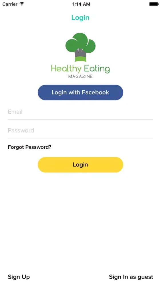 Healthy Eating Magazine Screenshots