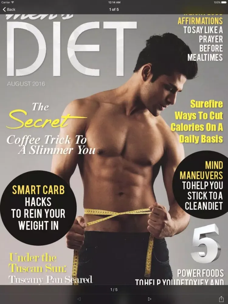 صور Men’s Diet Magazine iPad 