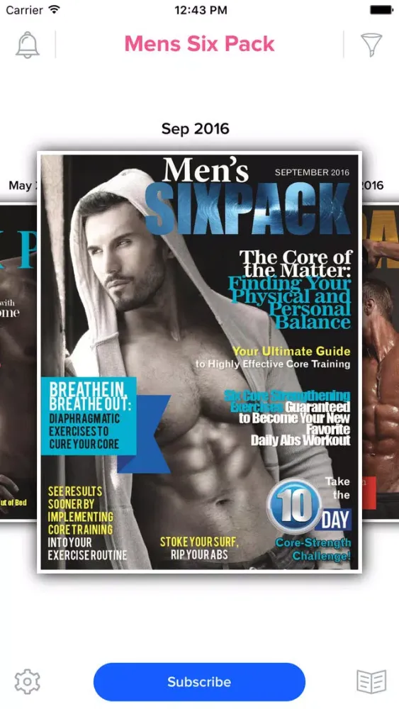 ภาพหน้าจอของ Men's Six Pack Magazine
