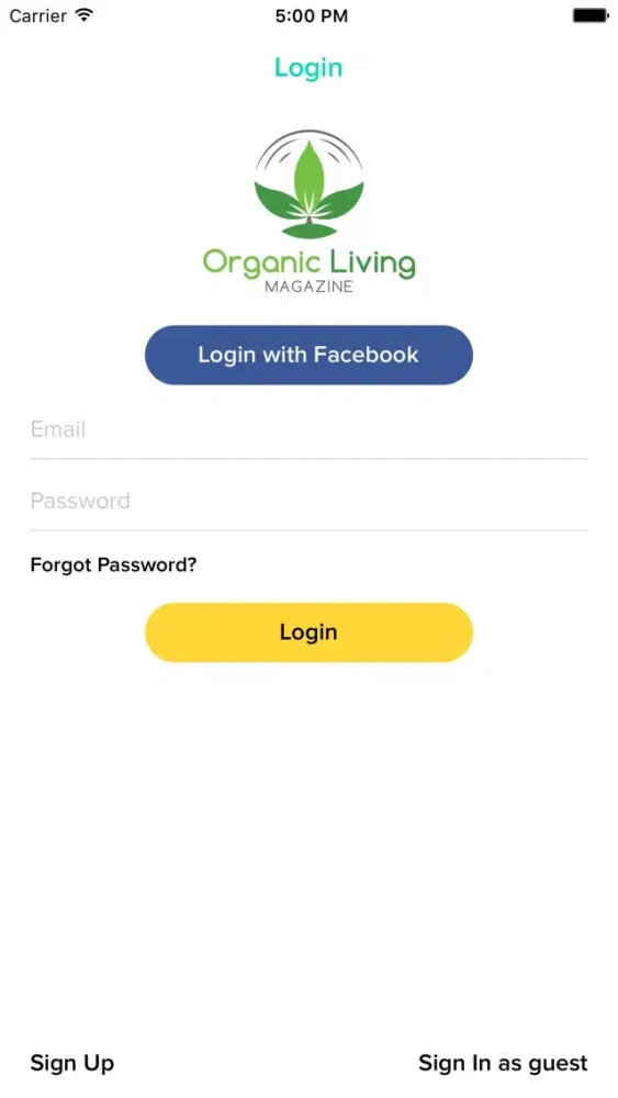 Organic Living Magazine سکرین شاٹس
