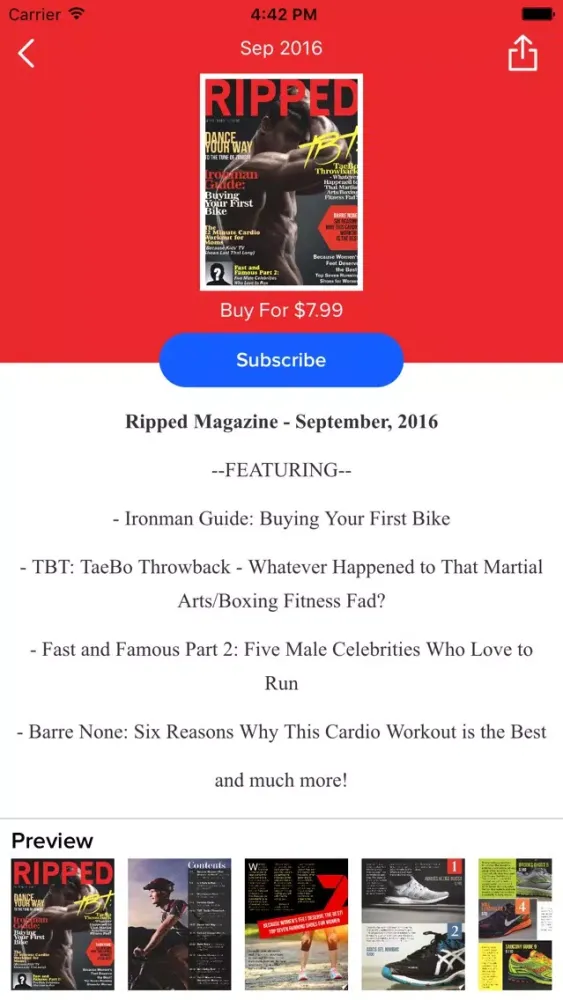 Ripped Magazine应用截图
