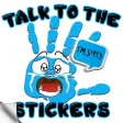 Talk to the Hand Stickers Talk to the Hand Stickers