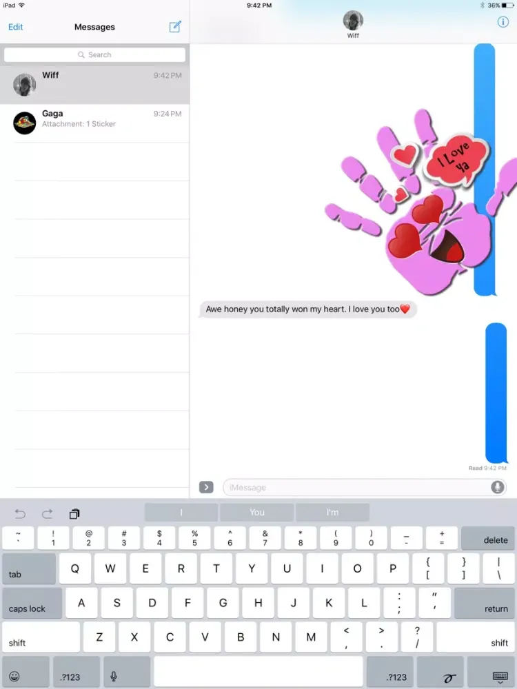 Talk to the Hand Stickers iPad  স্ক্রিনশট
