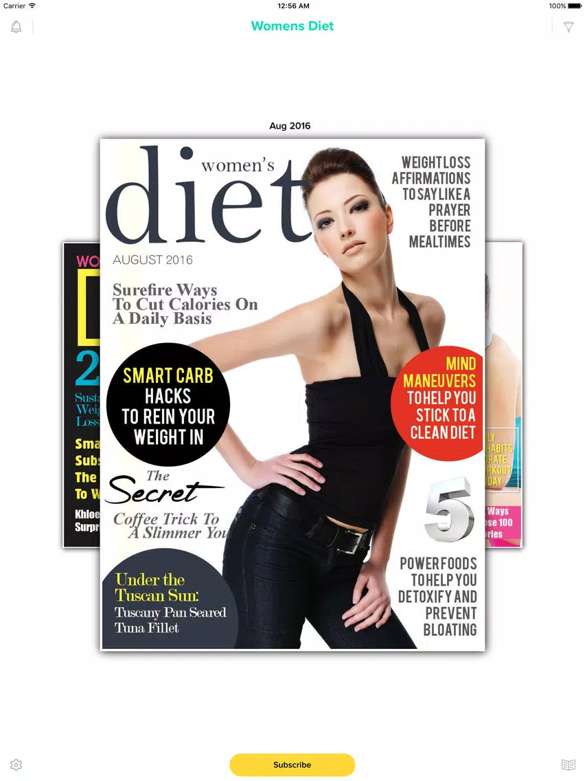 ภาพหน้าจอของ Women’s Diet Magazine iPad 