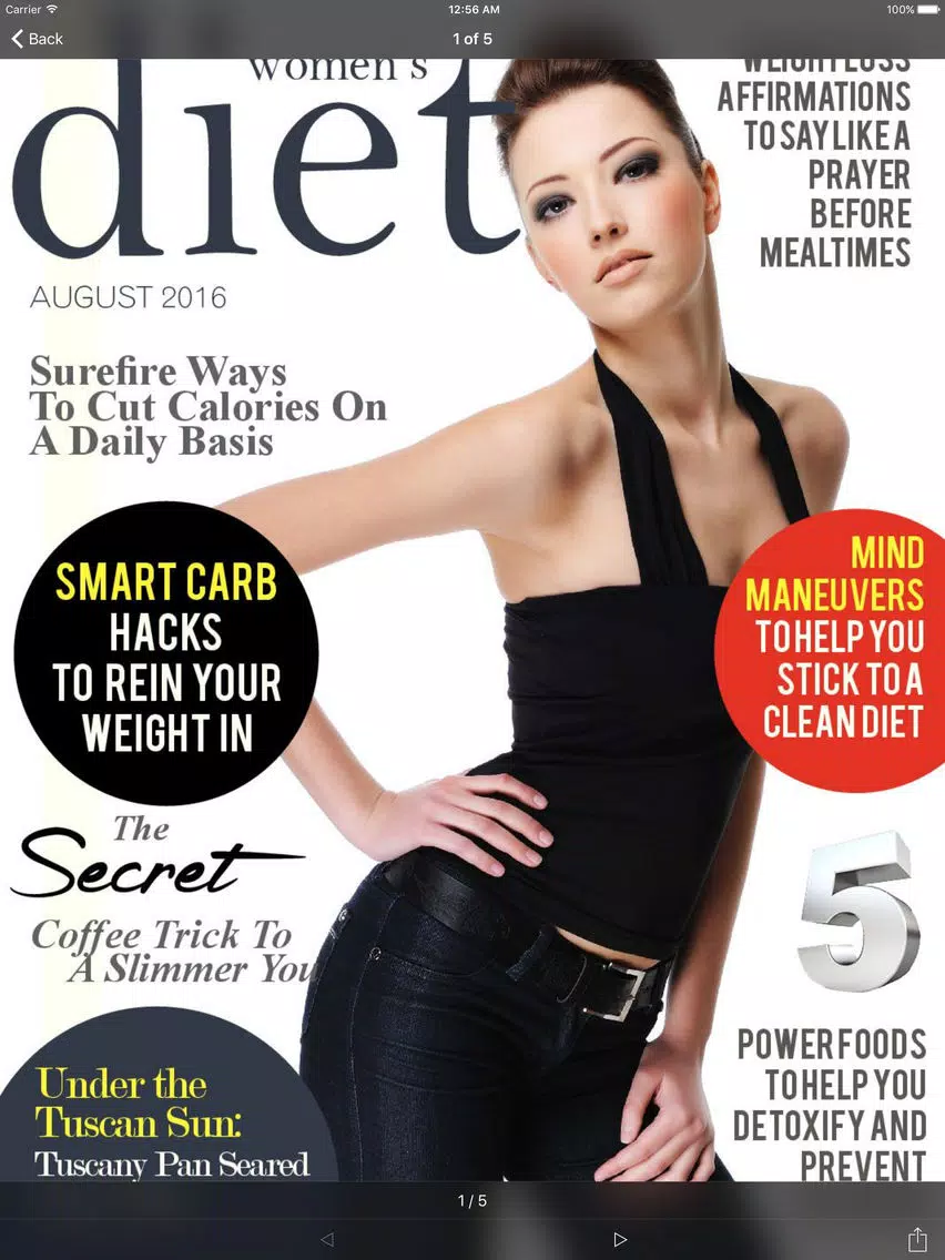 ภาพหน้าจอของ Women’s Diet Magazine iPad 
