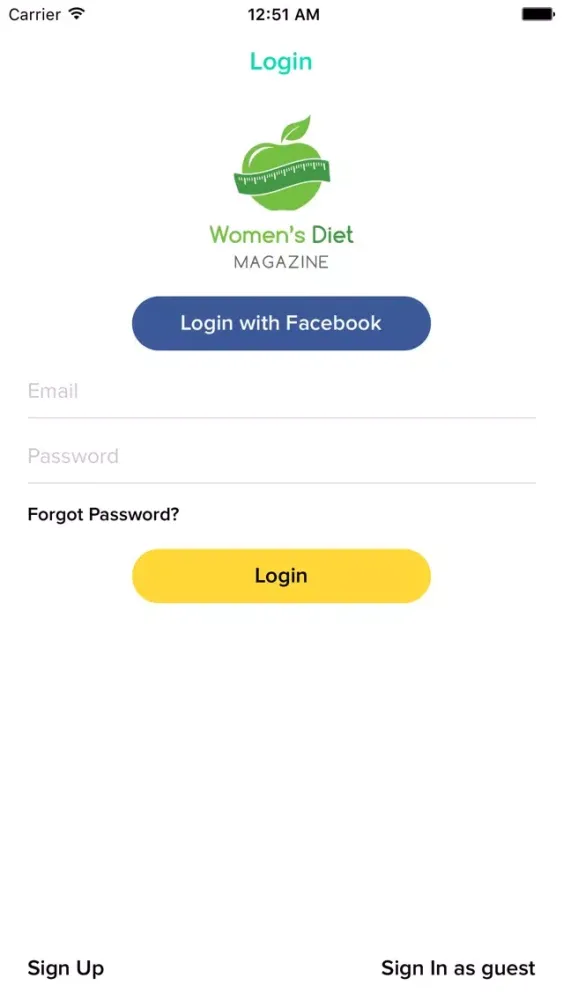 Captures d'écran de Women’s Diet Magazine