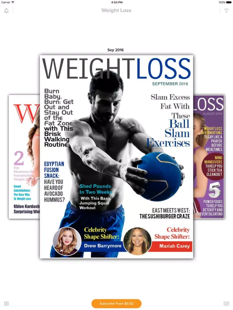 Weight Loss Magazine iPad 應用截圖