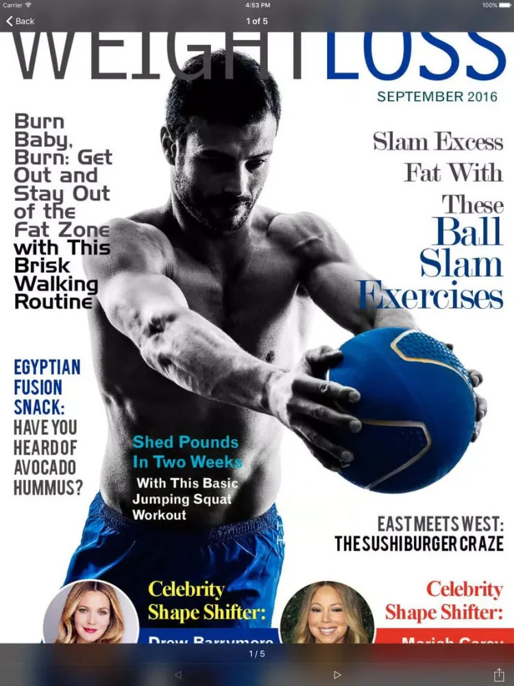Weight Loss Magazine iPad 應用截圖