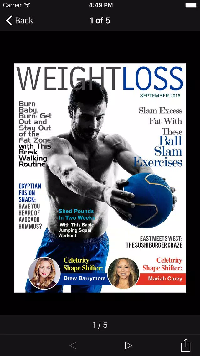 Capturas de pantalla de Weight Loss Magazine