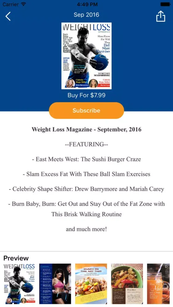Weight Loss Magazine應用截圖