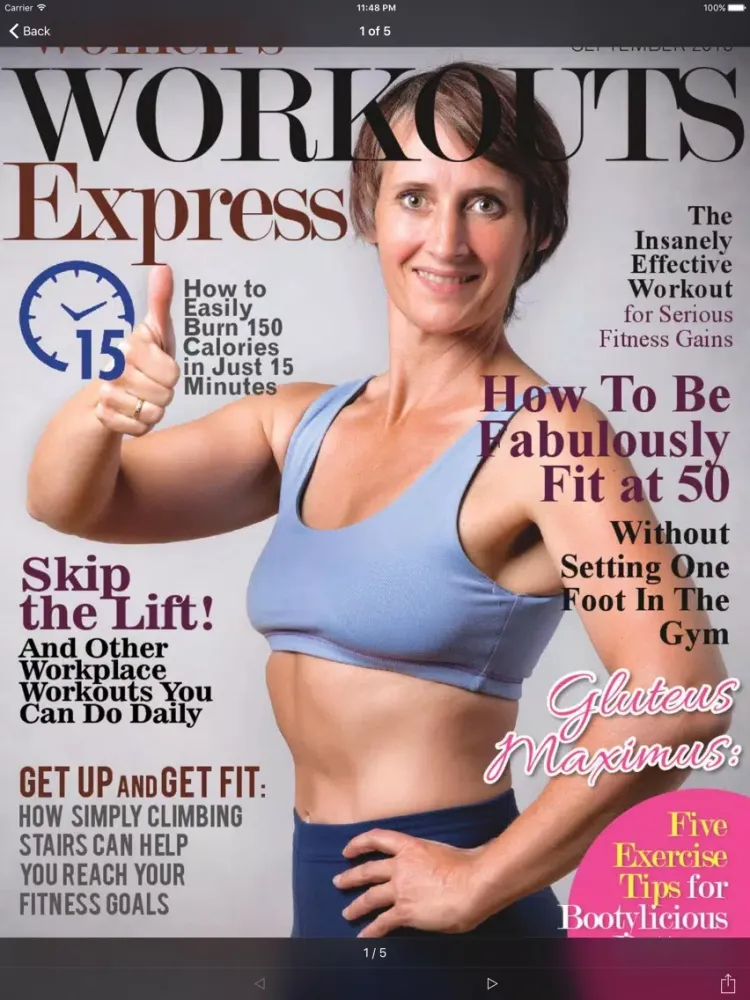 صور Women’s Workout Express Magazine iPad 