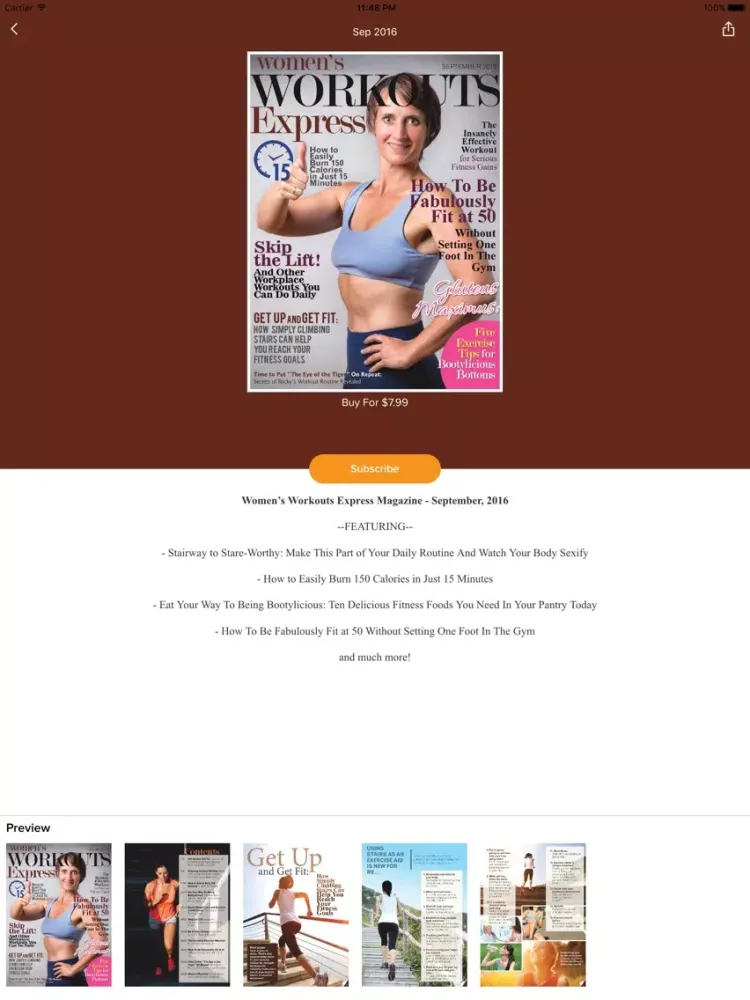 صور Women’s Workout Express Magazine iPad 