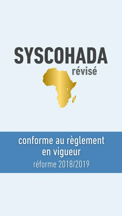 Capturas de tela do SYSCOHADA Révisé