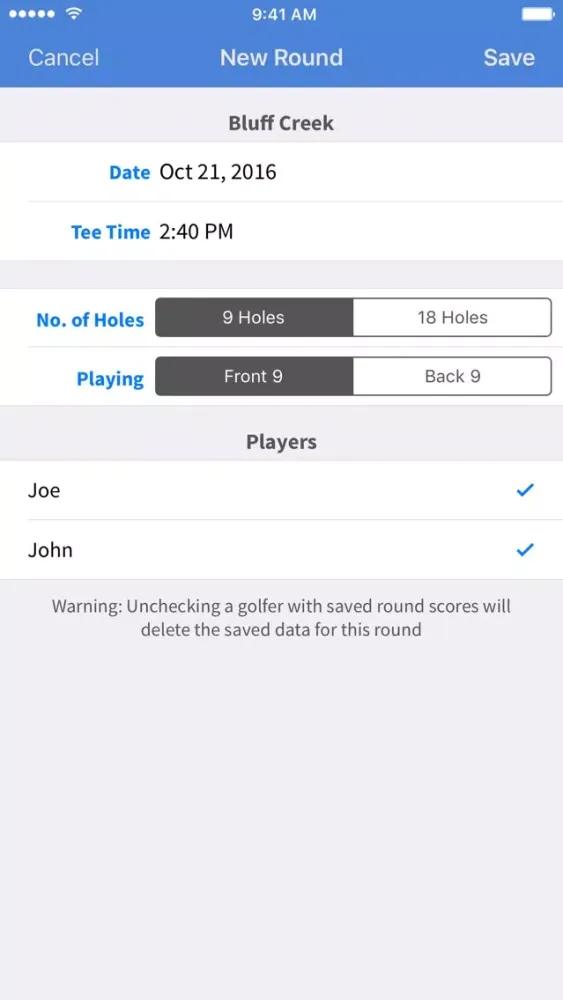 MyGolf 스크린샷