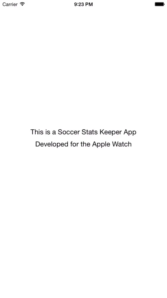 Tangkapan layar Soccer Stats Keeper