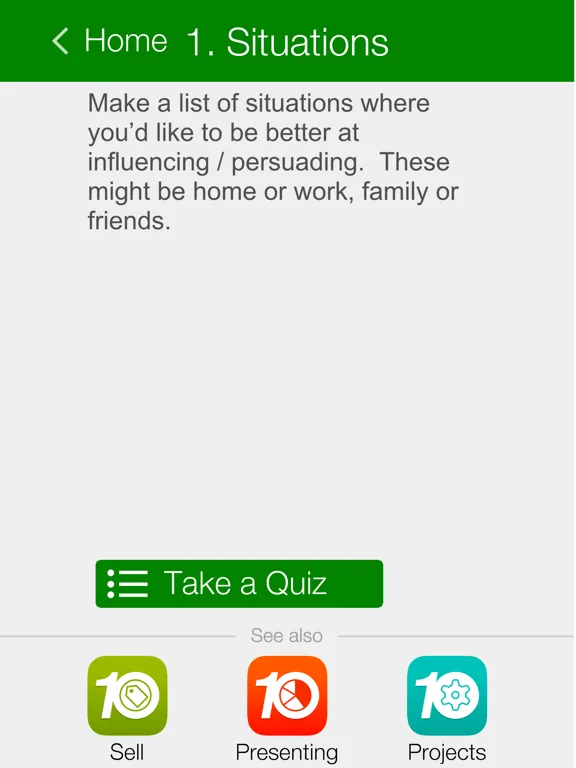 10 Day Influencing iPad  স্ক্রিনশট