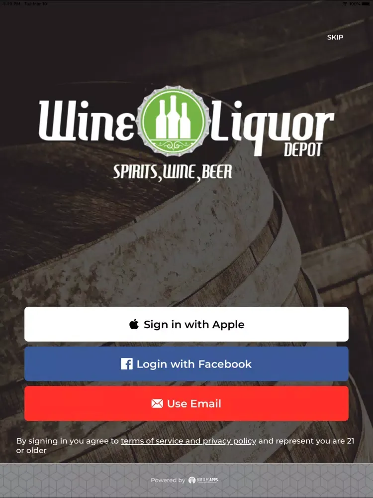 Wine and Liquor Depot iPad  Screenshots