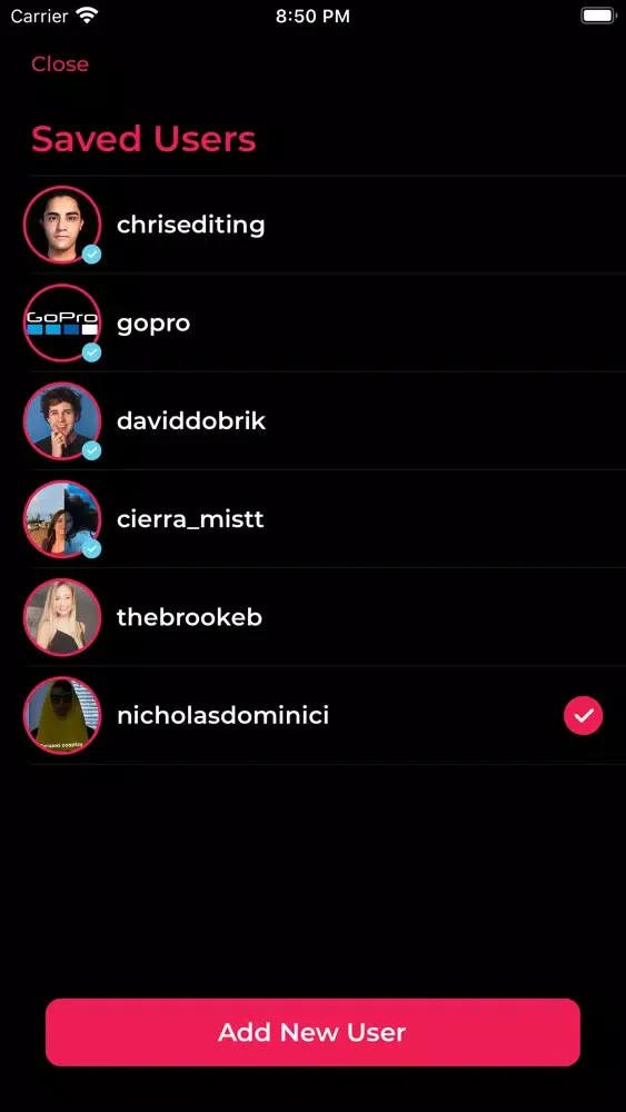 TikTracker Pro Screenshots