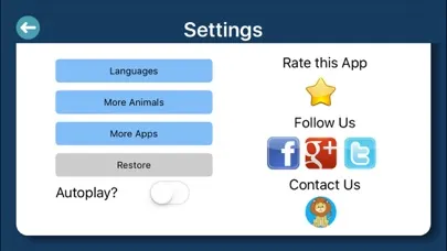 Capturas de pantalla de Animal Sounds & Name Lite|CTL