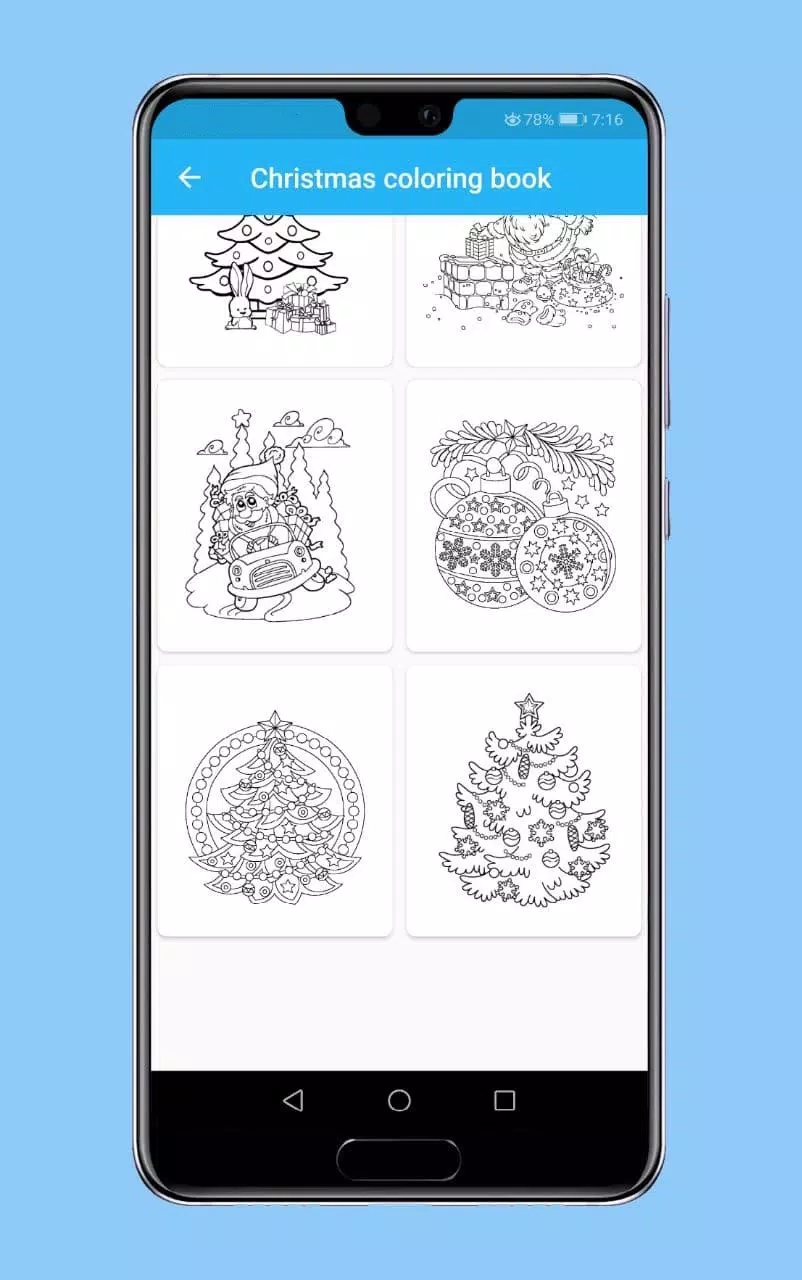 Christmas coloring book Screenshots