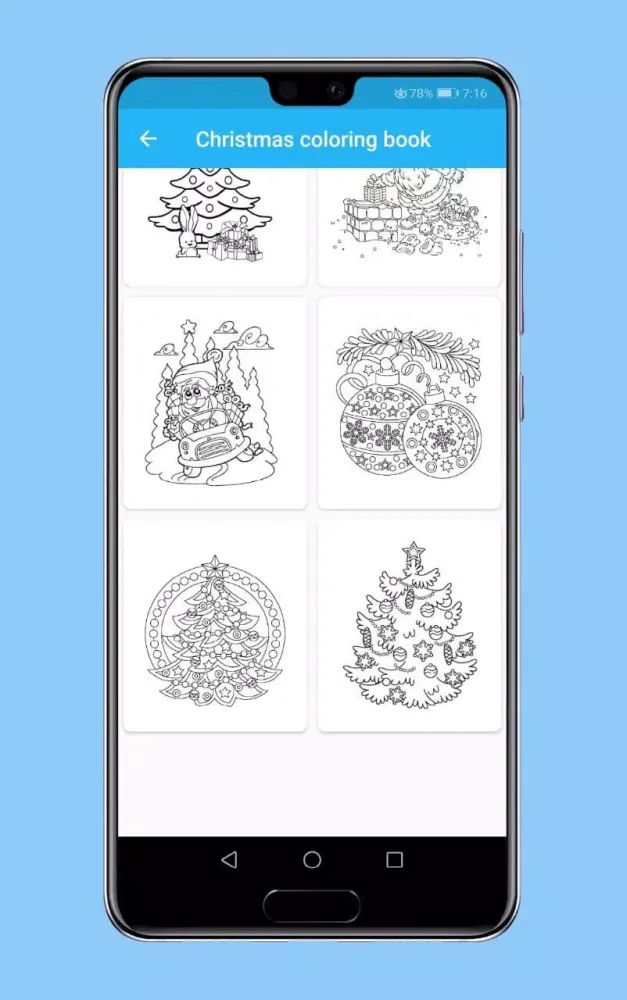 تصاویر Christmas coloring book