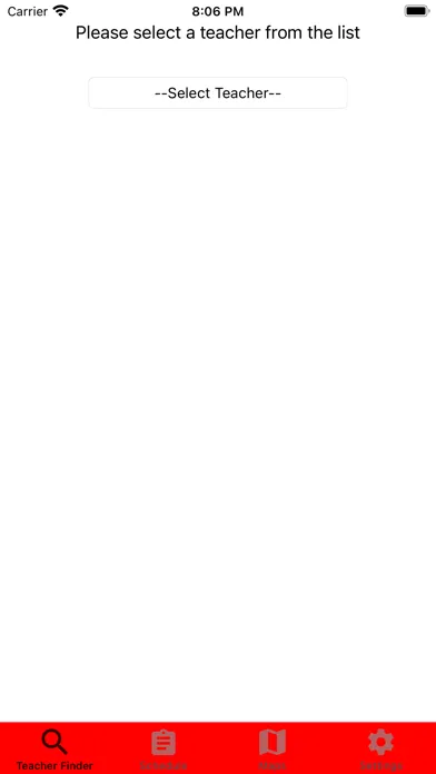 Ảnh chụp màn hình của HHS Teacher Finder