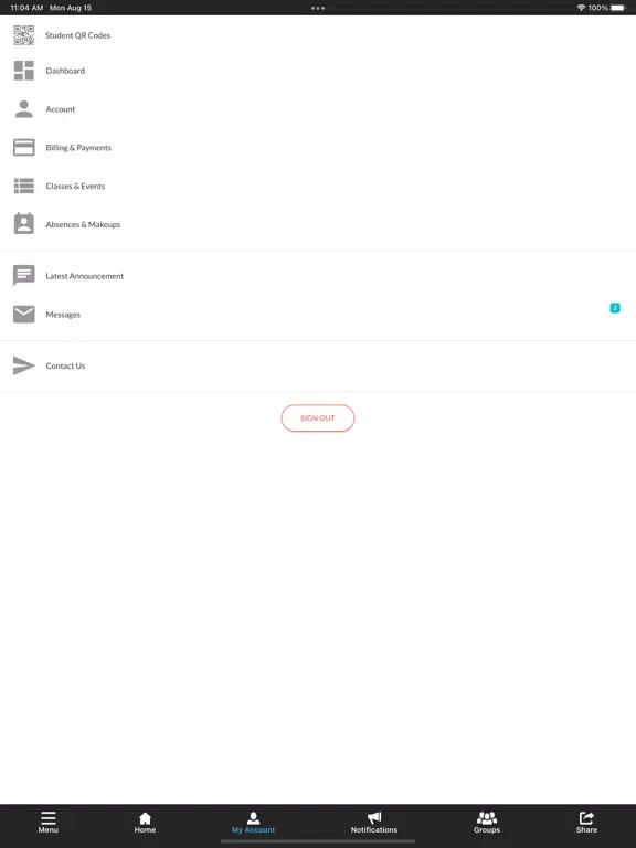 Tangkapan skrin Chrissy Rae’s Dance Academy iPad 